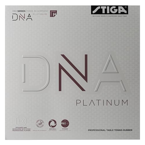 STIGA Table Tennis Rubber DNA Platinum XH, 2.3 with Superior Grip and Optimal Spin, Black Deal