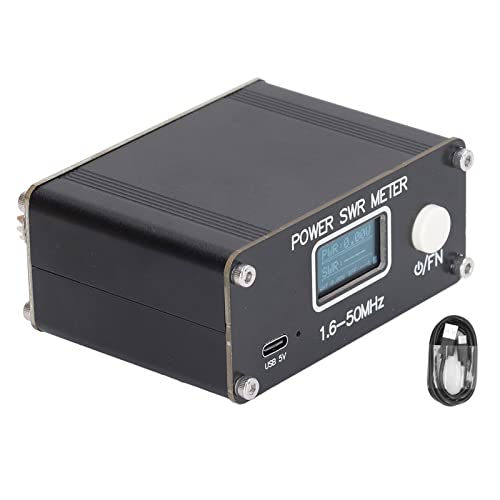 Image of Hilitand SWR Meter 1.6‑50MHz Watt Meter 150W HF Standing Ratio Meter Digital Meter for Measurement