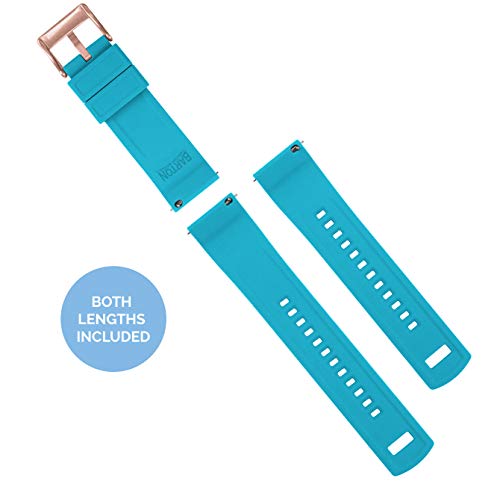 Image of BARTON Elite Silicone Watch Bands - Gold Buckle Quick Release