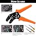 maierke 1008PCS 63 Sets Waterproof Automotive Electrical Connectors Waterproof Wire Connectors Automotive Replacement Ignition Plug Connectors 1/2/3/4/5/6 Pin with Ratcheting Crimper Pliers