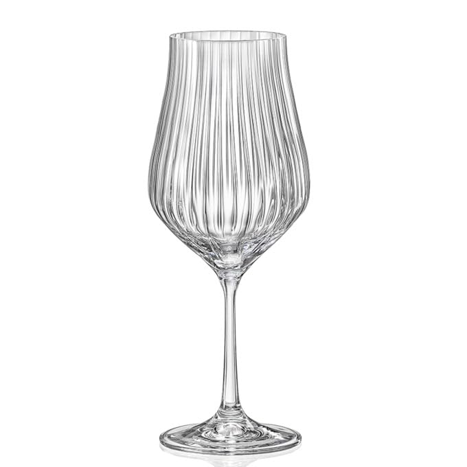 Bohemia Tulipa Optic Copas de Cristal 450 ml Set 6 miniatura 4