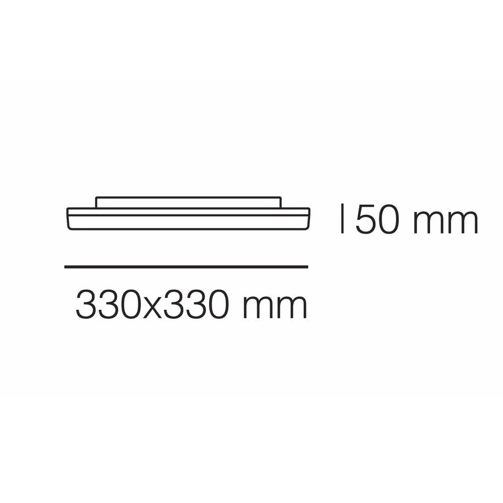 CristalRecord - Plafón LED Dalia 24W IP54 4000K 2500Lm Redondo - CR 25-545-24-104