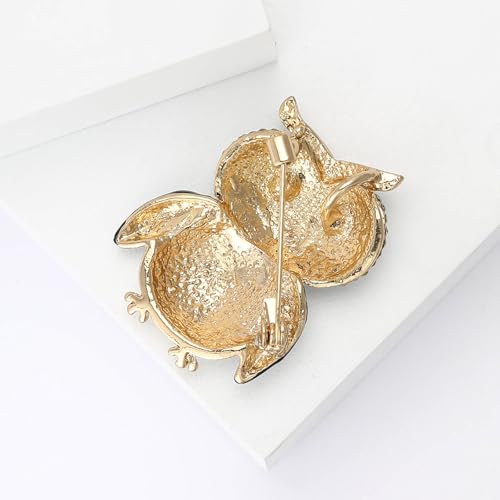 Image of Enamel Bird Brooch for Women Rhinestones Owl /Hummingbird /Eagle /Toucan Lapel Pin Cute Bird Brooches Jewelry Gifts for Mom Wife