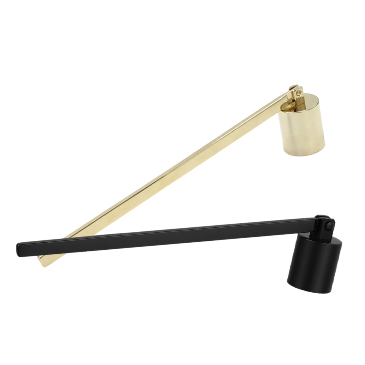 Cabilock 2 Pcs Stainless Steel Candle Snuffer Long Handle Wick Extinguisher for Easy to Clean Vintage Accessories for Home Decor