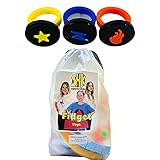 Set of 3 HeroForce Power Rings: Fire, Electricity, and Light