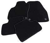 4-teiliger Passformsatz in schwarz - passend für: Opel Astra H, Bj. 2004 - 2010 Kombilimousine, Limousine, Kombi, Cabriolet