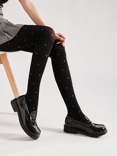 Image of Sahabowi Women Sheer Tights, High Waist Pantyhose, Vintage Control Top Stockings(Patterns Colourful), Pantyhose5