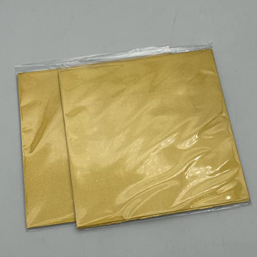 200 Pieces Large Candy Wrappers Aluminum Foil Chocolate Bar Wrapping Foil Sweet Treats Wrapper 5.9Inch (Gold) #TOP6