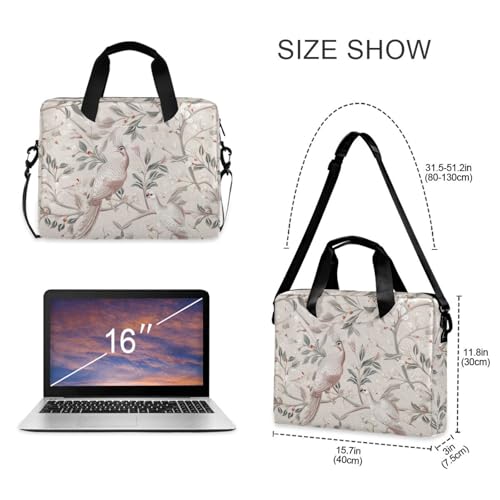 Maletín portátil para laptop 15.6 pulg beige miniatura 5