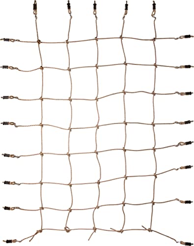 Foto von Small Foot Kletternetz mit Achterhaken, zur Befestigung an dreiseitigen Holzrahmen, für Kinder ab 3 Jahren, 11876 Spielzeug, Weiß