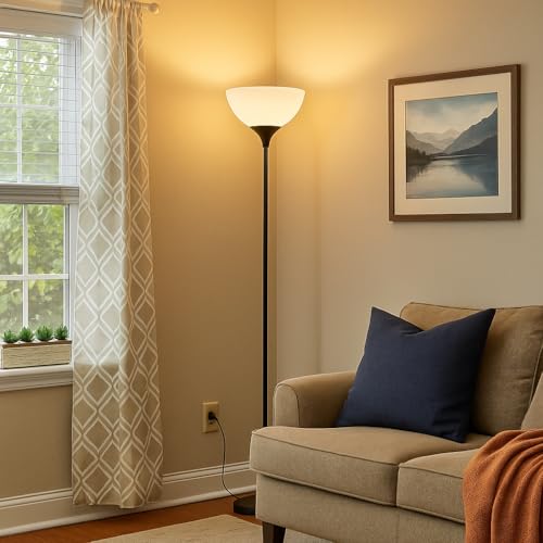 PESRAE Floor Lamp Torchiere lamp with Remote Control - Image 3