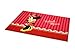 Bavaria Home Style Collection Kinderteppich Mädchen Spielteppich Teppich Kinderzimmer Babyteppich Motiv Minnie Mouse Farbe Weiss Rot Gr. 80x 140 cm