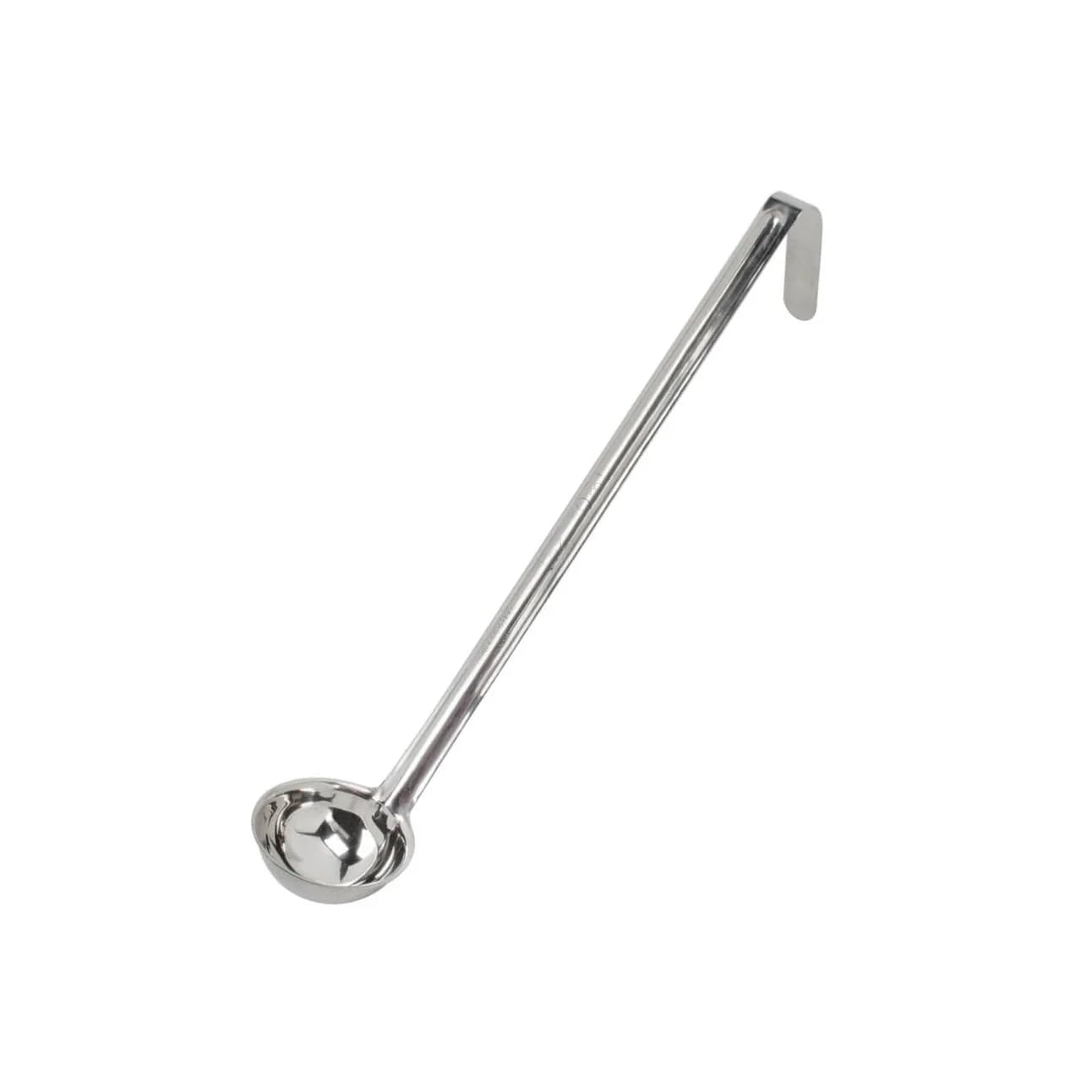 Stainless Steel Soup Ladle with Long Handle, 0.5-16 oz Capacity, Measuring Spoon for Soup, Sauce & Gravy (1 oz)