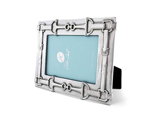 Arthur Court Designs Aluminum 4x6 Equestrian Pattern Photo Frame - Thumbnail 3
