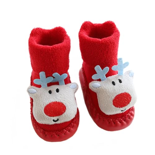 DECHOUS Warmest Kids Floor Socks Christmas Cartoon Style Soft Sole Non-skid for Kids