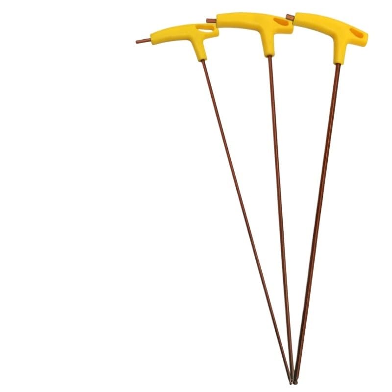 Chiavi A Brugola 400mm Lunghezza 3-10mm Chiave esagonale Chiave con impugnatura a T Chiave piatta/Testa a sfera Cacciavite a brugola Chiave esagonale Utensile manuale Brugole Kit (Color : 3pcs(4mm-6m