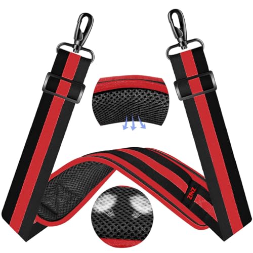 Tracolla Universale da 60 con Imbottitura Fissa Traspirante Ultra Spessa Regolabile per carichi Pesanti per Borsa per Laptop a -TW01B02 da palestra