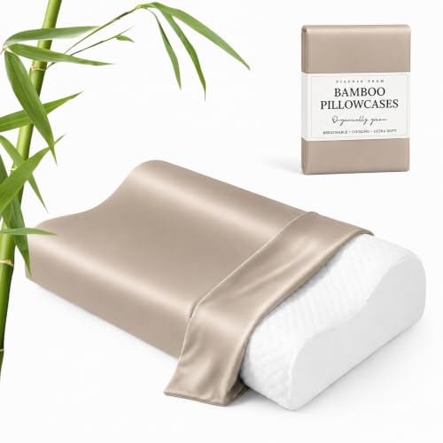 Image of Cooling Pillowcase for Contour Pillow, Taupe, 24x14x5 /3.7 Inches, 1 Piece