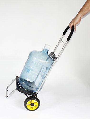 Image of dbest products Trolley Dolly Shopping Grocery Foldable Cart Storage Mom, Sunflower