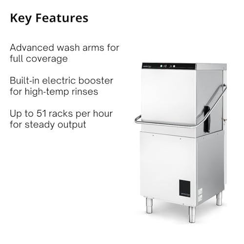 Industrial dishwasher Hobart conveyor