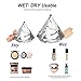 Makeup Sponge Set Beauty Foundation Blending Sponge, Flawless for Foundations, Powders & Creams with 1 Beauty Sponge Travel Case +1 Sponge Holder Stand, Diamond Shape
