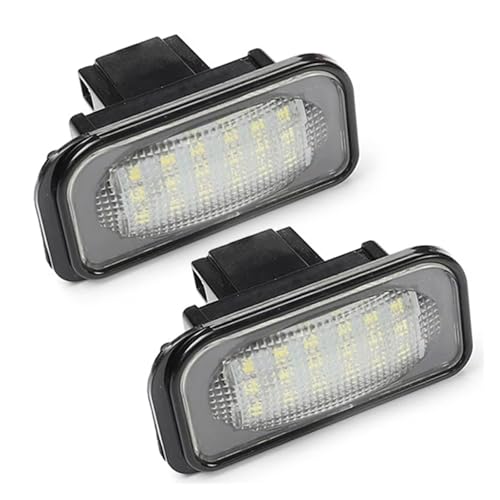 Luz de LED para placa matrícula coche Benz W203 que elimina la falta de visibilidad trasera
