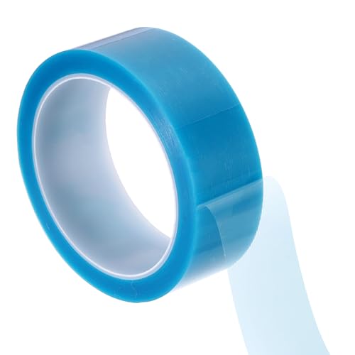 Image of PATIKIL 35mm x 50m Refrigerator Tape PET Fridge Non-Residual Adhesive Tape for Fixing Drawer Refrigerator Air Conditioner Printer Sky Blue
