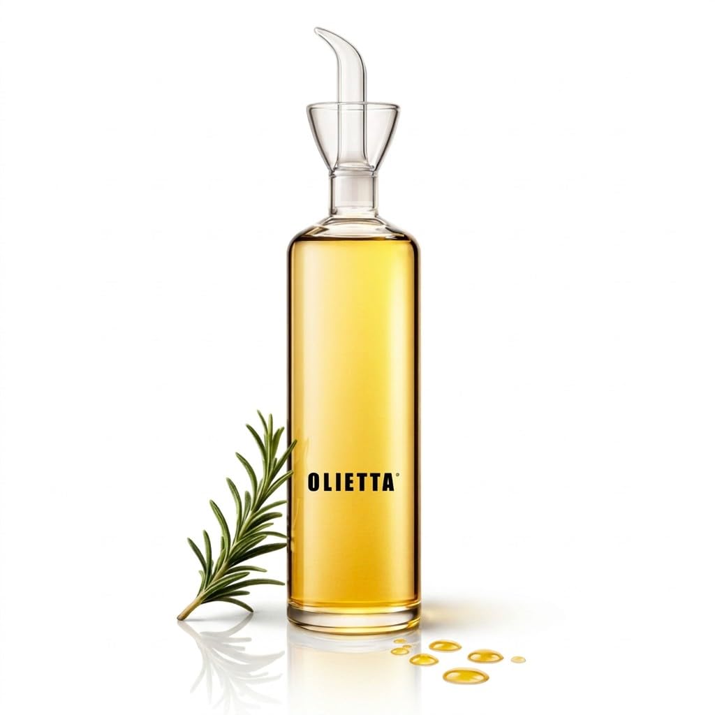 Aceitera de cristal con dosificador