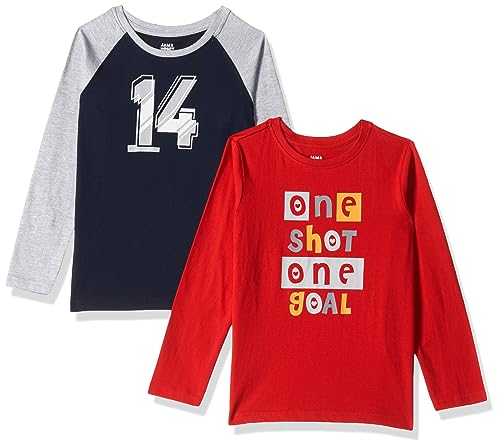 Image of Amazon Brand - Jam & Honey Boys T-Shirt (Pack of 2)