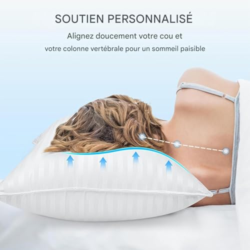Coussin de méditation lecture et grossesse avec appui-tête de lit Teksome en coton - 3