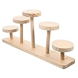 À bijoux en bois : excellente finition, accordez une attention maximale à chaque détail pour lui un look simple et chic, support à cupcakes à plusieurs niveaux