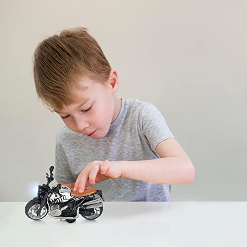 image for Ming You Motorcycle Toy - Pull Back Motorcycles with Sound and Light T