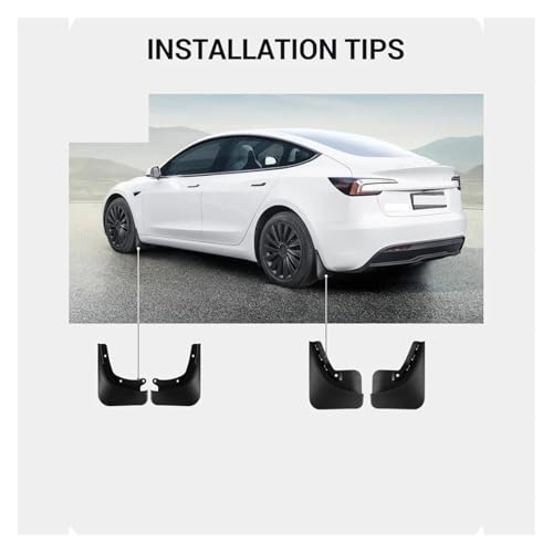 Garde-boue voiture pour Tesla pour modèle 3 Highland 2024 2025 - 2