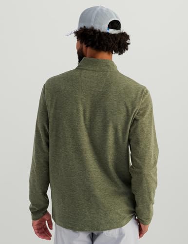 HUK Men's Leeward Lightweight Fleece 1/4 Zip, Warm and Comfortable Pullover for Fishing and Outdoor Activities4