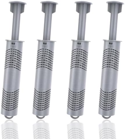 Silver Ion Cartridge for Hot Springs Spa, Hot Tub Silver Ion Cartridge with 4 Months Keeps Spa Water Crystal(Grey,4PCS)
