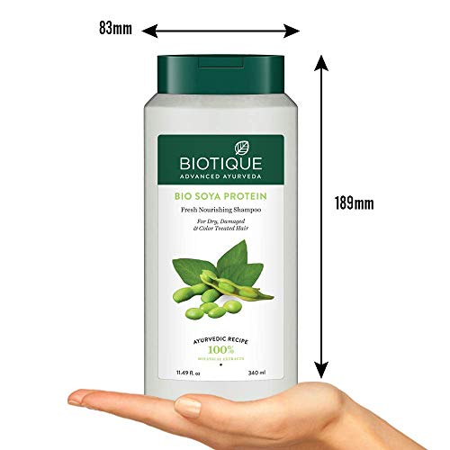Image of Biotique Bio Soya Protein Fresh Nourishing Shampoo (340ml)