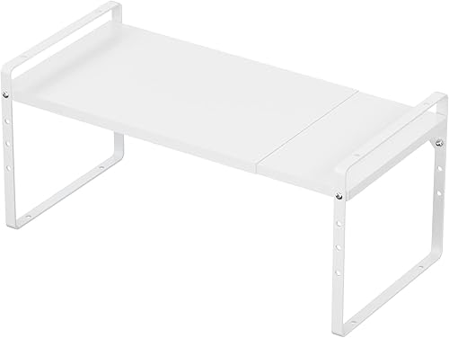 SANNO Organizador de estantes de cocina expandibles, estante grande de despensa, estantes apilables para mostrador, estante de especias, estante de