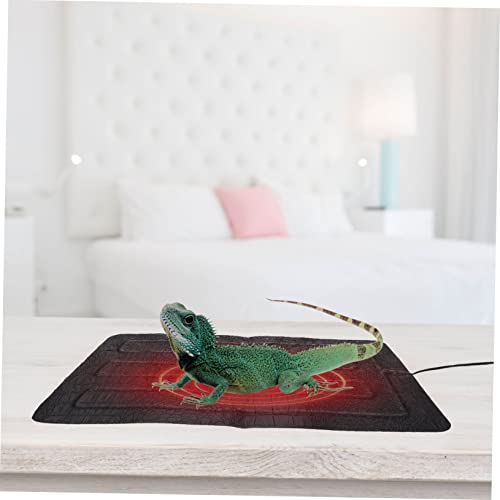 Alfombra térmica USB para reptil 33x18x1cm negra miniatura 4