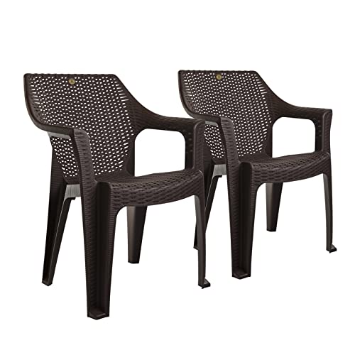 La Ardilla - Kit 2 Sillas Exteriores de Plástico Reciclado...