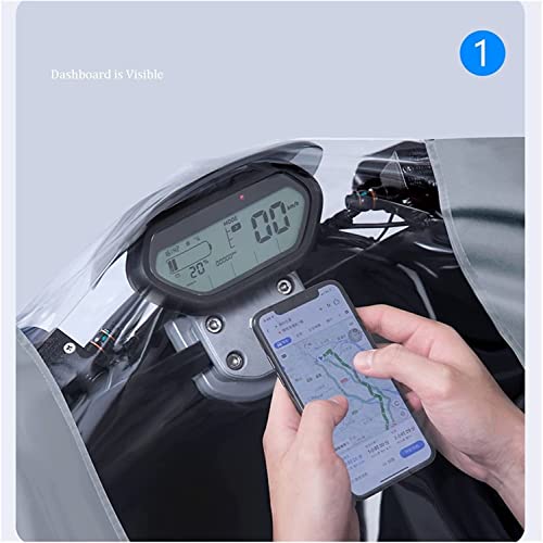 Hooded wheelchair rain cover,Bicycle poncho, Hooded Rain Poncho, Waterproof Cycling Raincoat, Windproof Unisex Rain Cape, for Bike, Ebike, Motorcycle, Mobility Scooter Rain Poncho Cover (Color : Gray,2