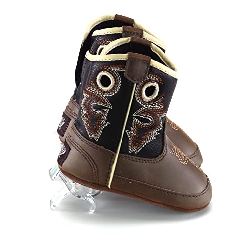 M&F Western Kids 4429202 Trace Baby Boy'S Infant/Toddler Bucker Boot First Walker Shoe thumb #4