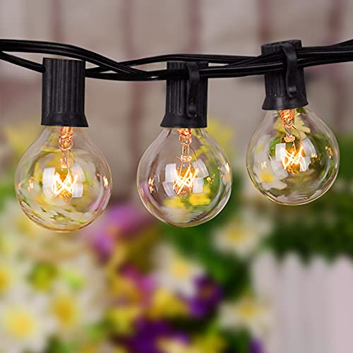 Commercial Grade 50ft G40 Globe String Lights for Outdoor Events and Decor