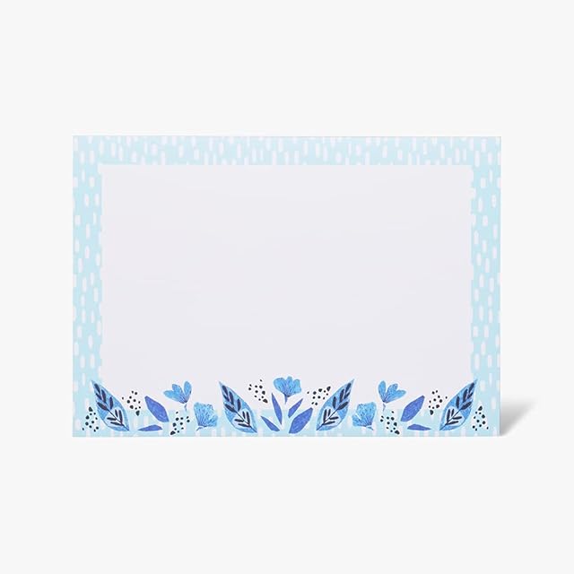 Paperchase A5 Wildflower Desk Pad, Notepad, Memo Block