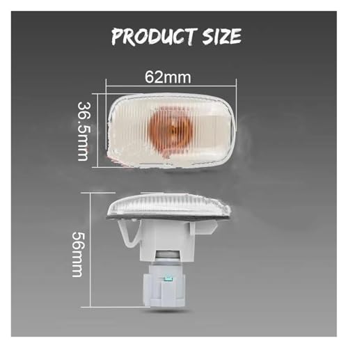 Intermitente retrovisor roto en Holden Rodeo RA Luz señal giro para solucionar averías 5