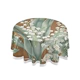 Photo Gallery voucong lily valley - tovaglia circolare in tessuto, 152,4 cm, lavabile, riutilizzabile, in pizzo bianco, per picnic e picnic Photo Gallery voucong lily valley - tovaglia circolare in tessuto, 152,4 cm, lavabile, riutilizzabile, in pizzo bianco, per picnic e picnic
