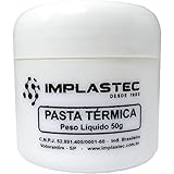 "Pasta Térmica 50g, Implastec, Silicone, Branca"