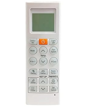 Ethex® AC Remote Replacement for LG. Split AC Remote Control Compatible with Remote Model 36K (White - Pack of 1)(4 in 1 Button)