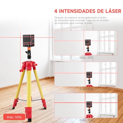La mejor comparación de Nivelador Láser rojo autoajustable Top cinco. 2 Imagen adicional