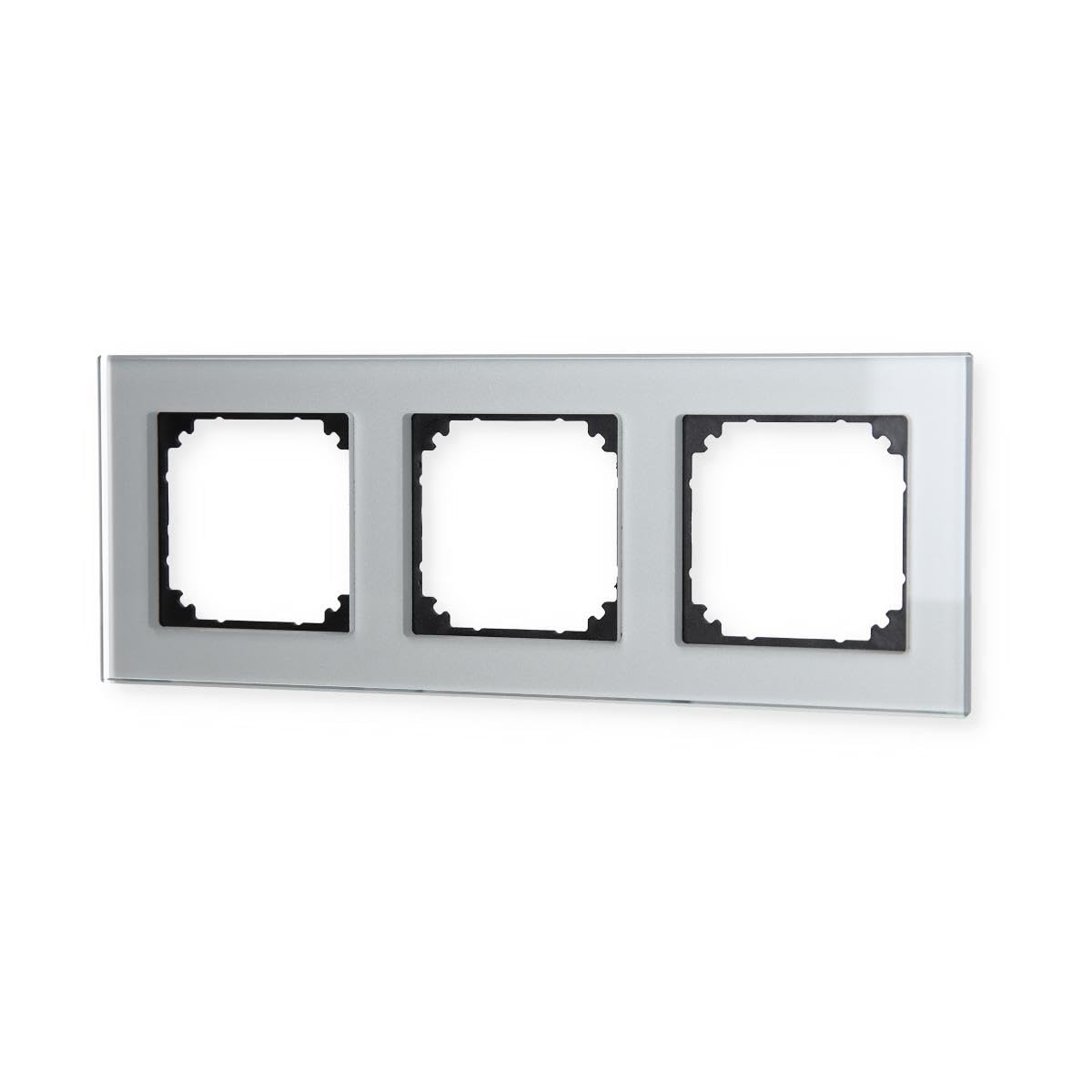 Schneider Electric Merten M-Plan-Echtglasrahmen, 3-fach, 489360