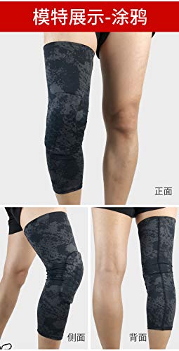 Protège-genoux pour camouflage sport BaronHong noir XL idéal pour vos trails